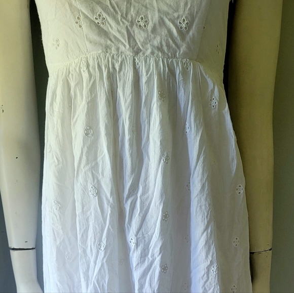NWT Japna Petite Eyelet Cotton Maxi Dress - Picture 3 of 13